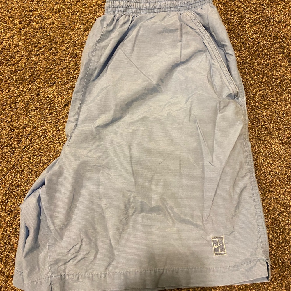 Vintage Nike Tennis Shorts Blue Size Large